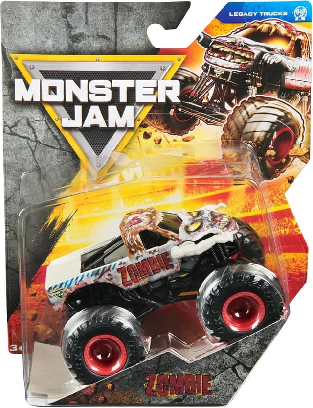 کامیون اسباببازی دایکست Monster Jam مدل Zombie مقیاس 1:64 سری Legacy 43 کامیون اسباببازی دایکست Monster Jam مدل Zombie مقیاس 1:64 سری Legacy 43
