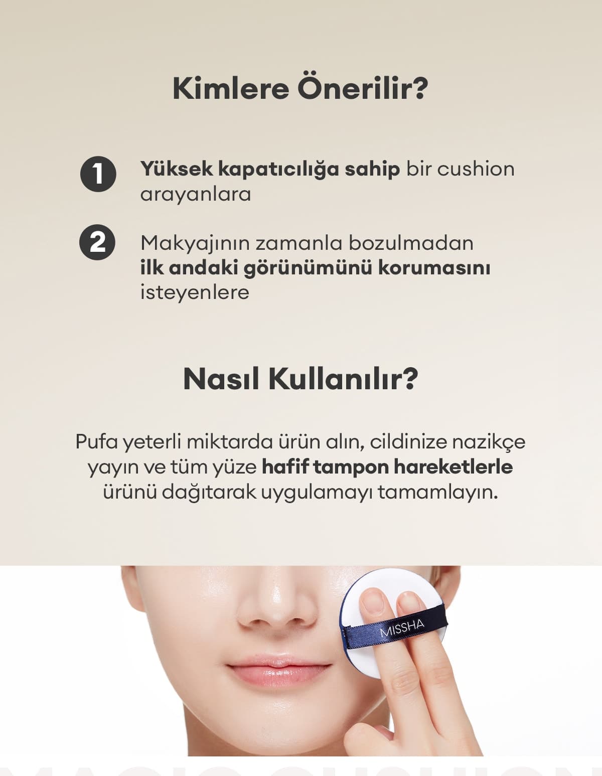 کوشنفاندیشن نیمهمات و بادوام Missha Magic Cushion Cover Lasting با SPF50+/PA+++ شماره 21 کوشنفاندیشن نیمهمات و بادوام Missha Magic Cushion Cover Lasting با SPF50+/PA+++ شماره 21