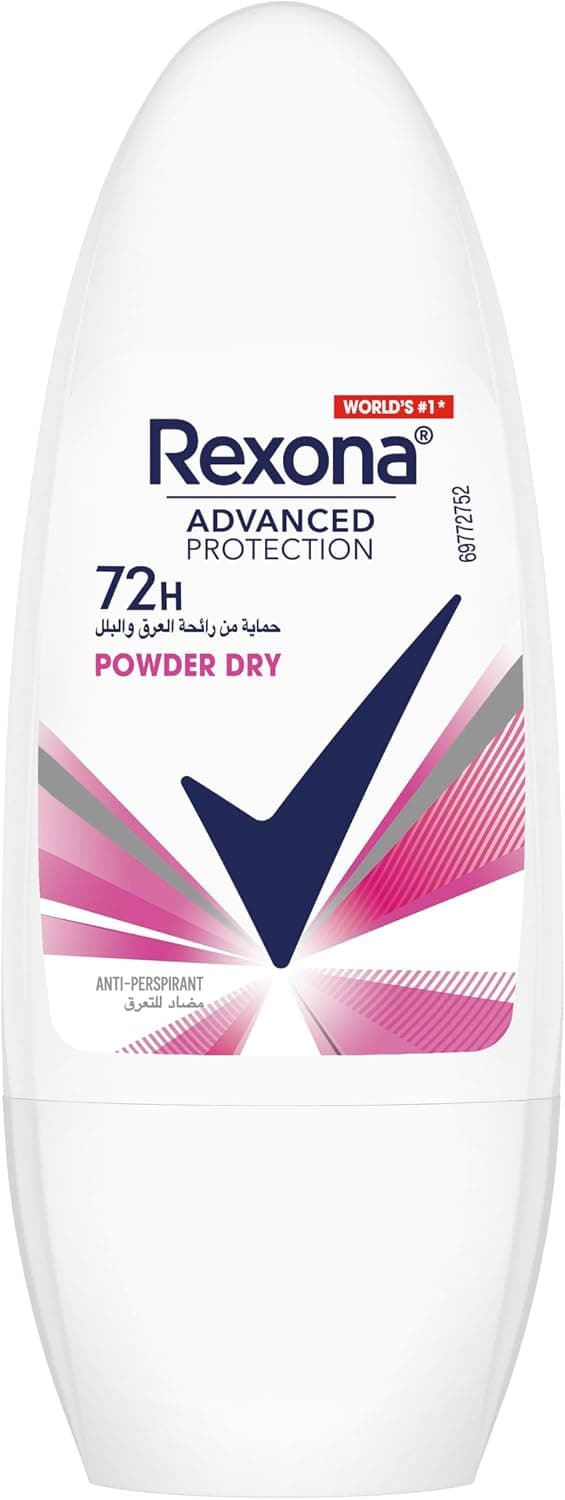 دئودورانت رولآن زنانه Rexona مدل Powder Dry با محافظت ۷۲ ساعته 50 ml دئودورانت رولآن زنانه Rexona مدل Powder Dry با محافظت ۷۲ ساعته 50 ml