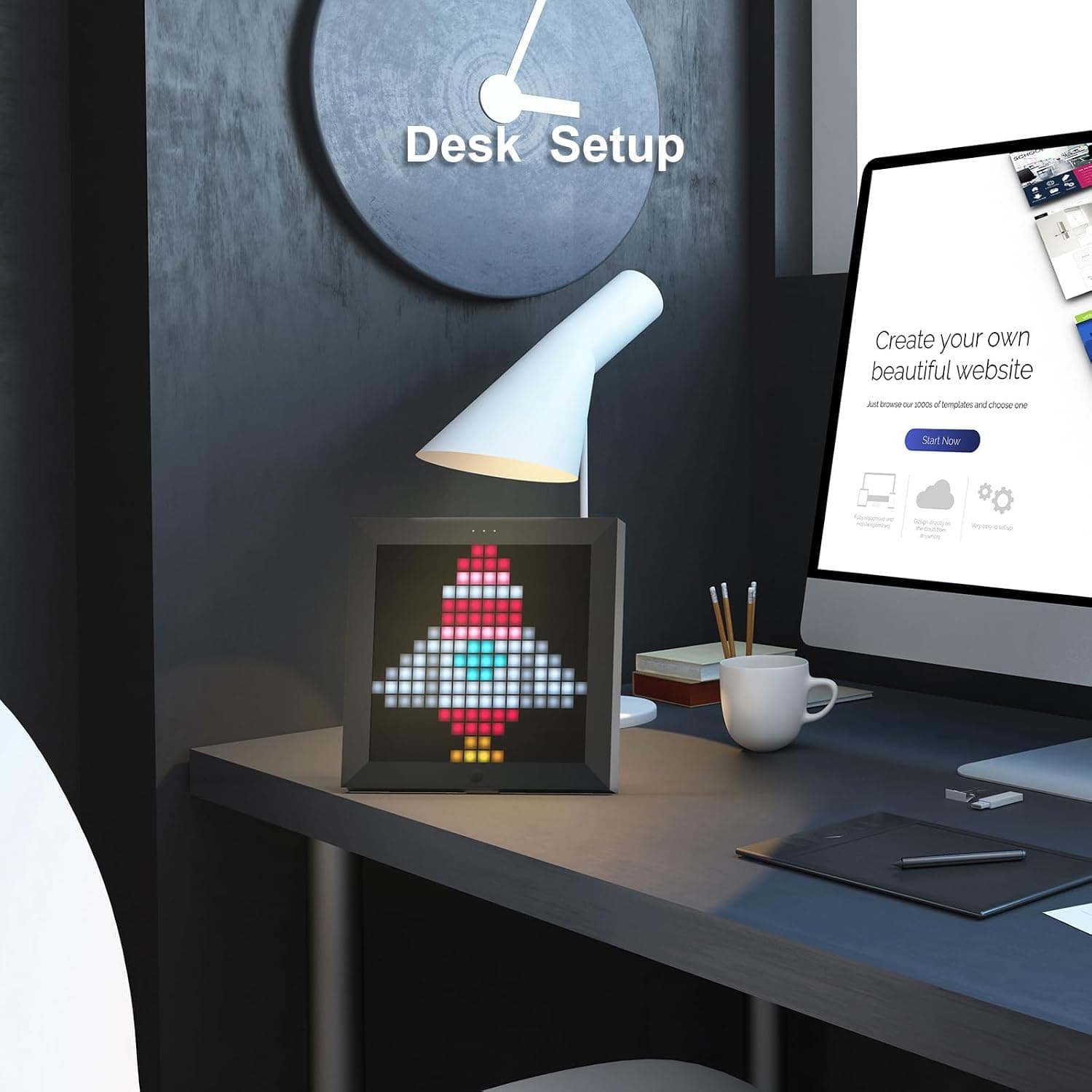 قاب عکس پیکسلی Divoom Pixoo قاب عکس پیکسلی Divoom Pixoo