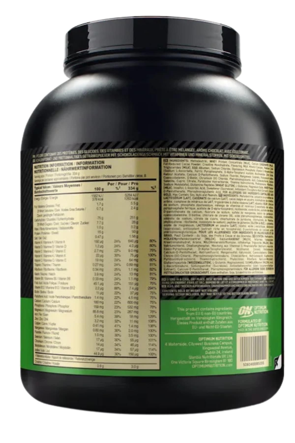 مکمل افزایش وزن و عضلهسازی Optimum Nutrition Serious Mass شکلاتی 2.73kg 8 سروینگ مکمل افزایش وزن و عضلهسازی Optimum Nutrition Serious Mass شکلاتی 2.73kg 8 سروینگ