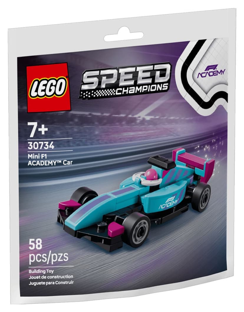 لگو Speed Champions Mini F1 ACADEMY ماشین مسابقه مدل 30734 لگو Speed Champions Mini F1 ACADEMY ماشین مسابقه مدل 30734