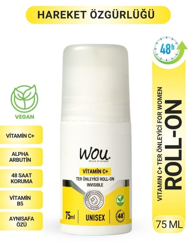 دئودورانت رولآن ضدتعریق و سفیدکننده WOU World of Unique 75 ml دئودورانت رولآن ضدتعریق و سفیدکننده WOU World of Unique 75 ml