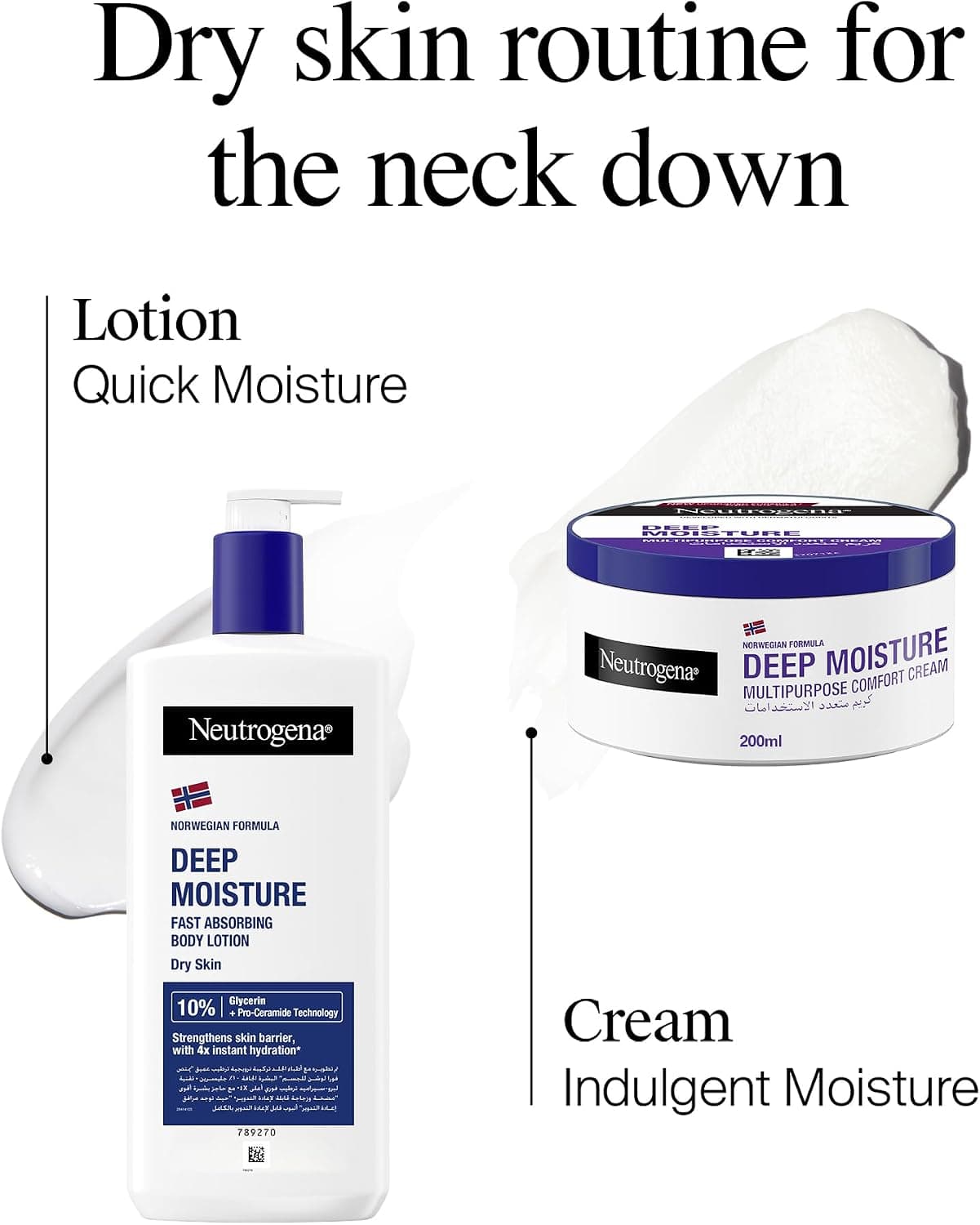 لوسیون بدن Neutrogena Norwegian Formula آبرسان عمیق برای پوست خشک 400ml لوسیون بدن Neutrogena Norwegian Formula آبرسان عمیق برای پوست خشک 400ml