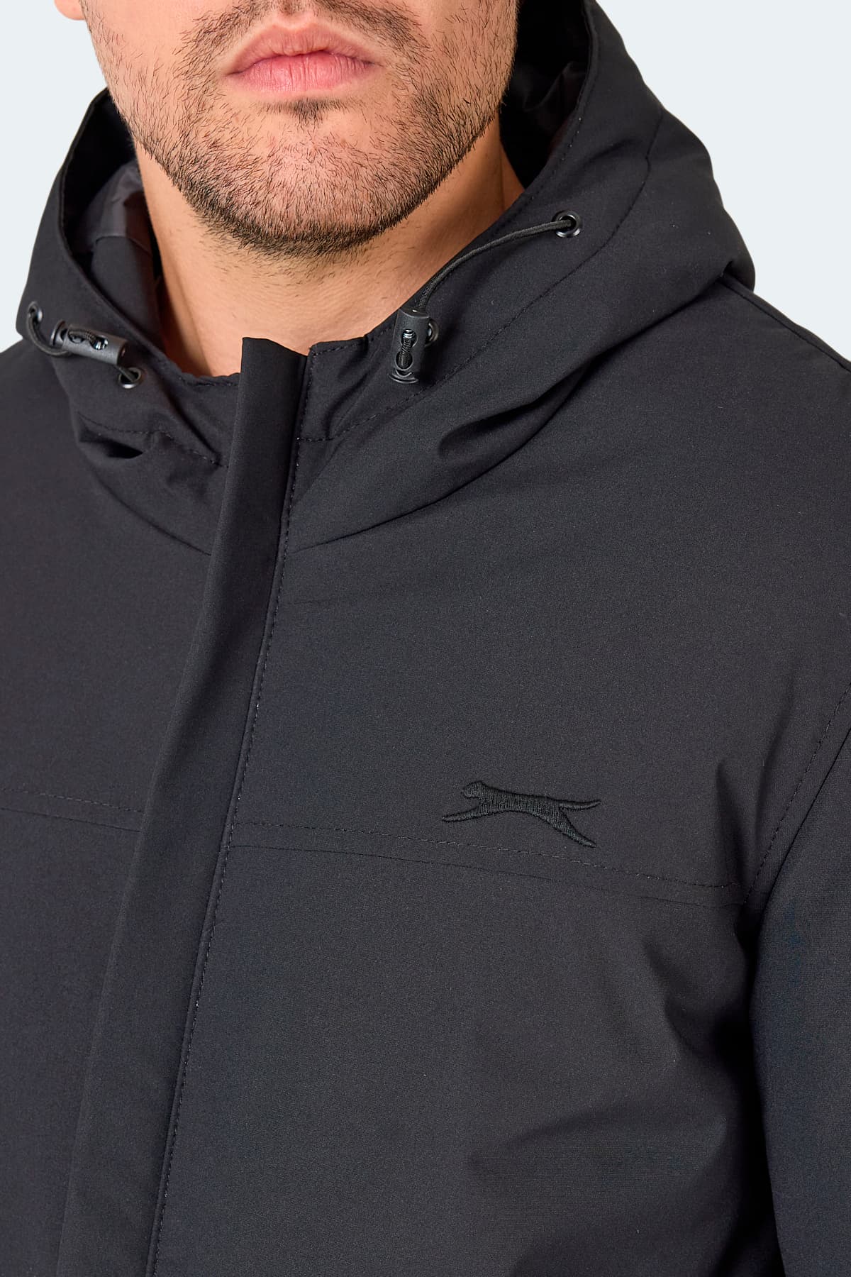 مونت و کت مردانه Slazenger کلاهدار زیپدار مشکی مدل HERNIS مونت و کت مردانه Slazenger کلاهدار زیپدار مشکی مدل HERNIS
