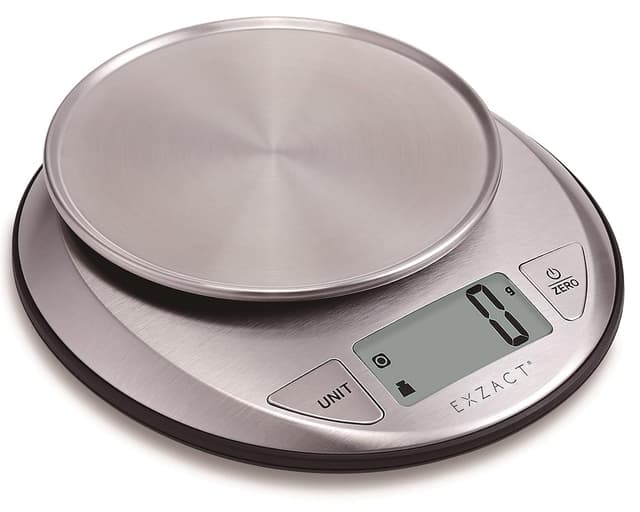 ترازو آشپزخانه دیجیتال Exzact استیل ضد زنگ ظرفیت 5kg ترازو آشپزخانه دیجیتال Exzact استیل ضد زنگ ظرفیت 5kg
