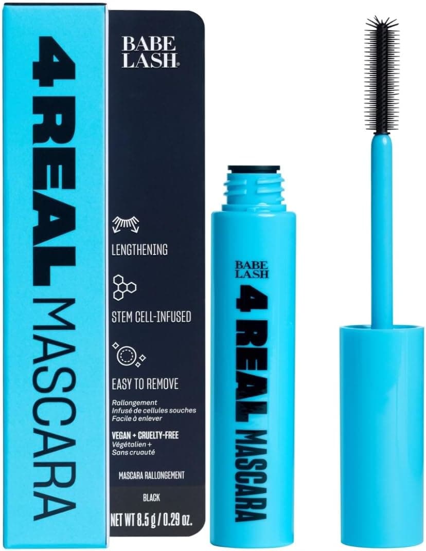 ریمل مشکی BABE ORIGINAL برای حجم، بلندی و فرخوردگی مژه مدل 4 Real 8.5g ریمل مشکی BABE ORIGINAL برای حجم، بلندی و فرخوردگی مژه مدل 4 Real 8.5g