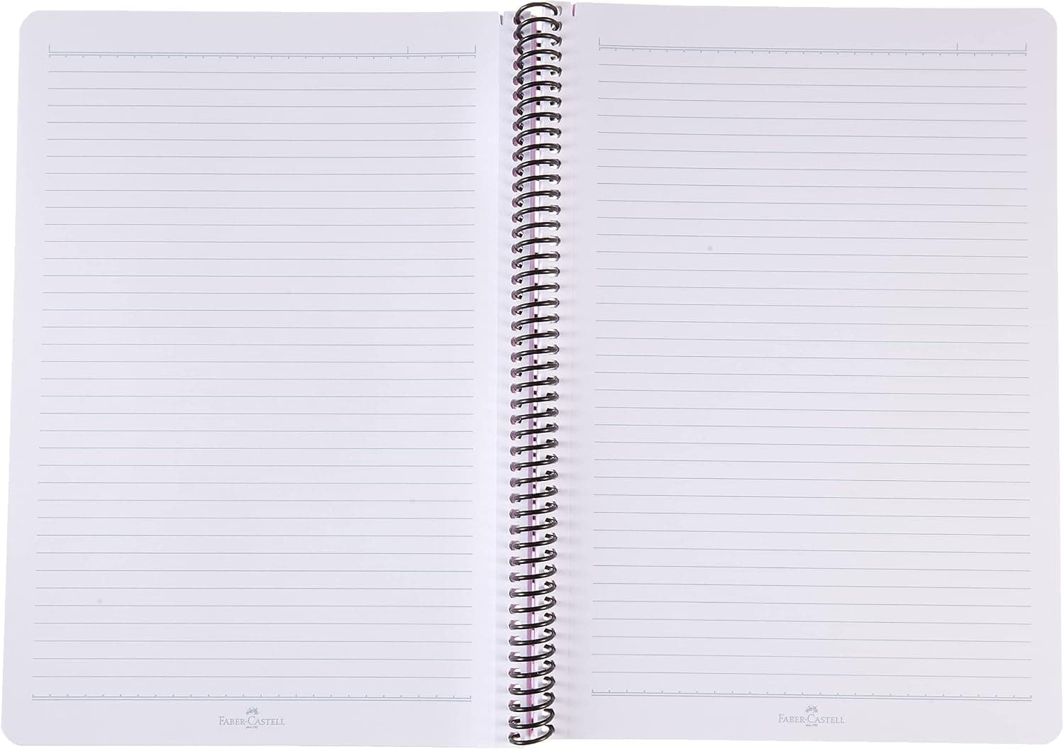 دفتر سیمی Faber-Castell، 100 برگ، کاغذ 70g، A4، خطدار، جلد PP با ضخامت 500 Mikron، رنگهای متنوع دفتر سیمی Faber-Castell، 100 برگ، کاغذ 70g، A4، خطدار، جلد PP با ضخامت 500 Mikron، رنگهای متنوع