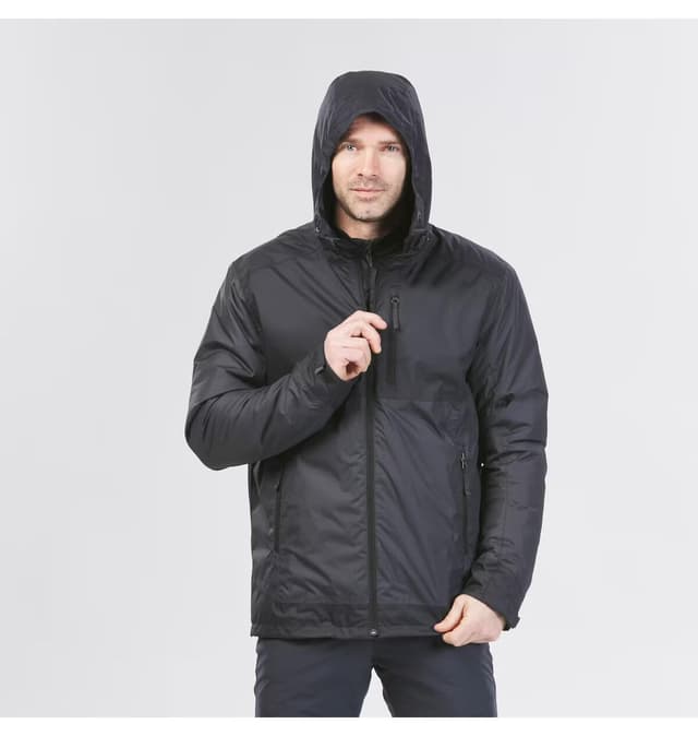 کاپشن برفی مردانه طبیعتگردی ضدآب Decathlon Quechua مشکی مدل NH500 -10 °C کاپشن برفی مردانه طبیعتگردی ضدآب Decathlon Quechua مشکی مدل NH500 -10 °C