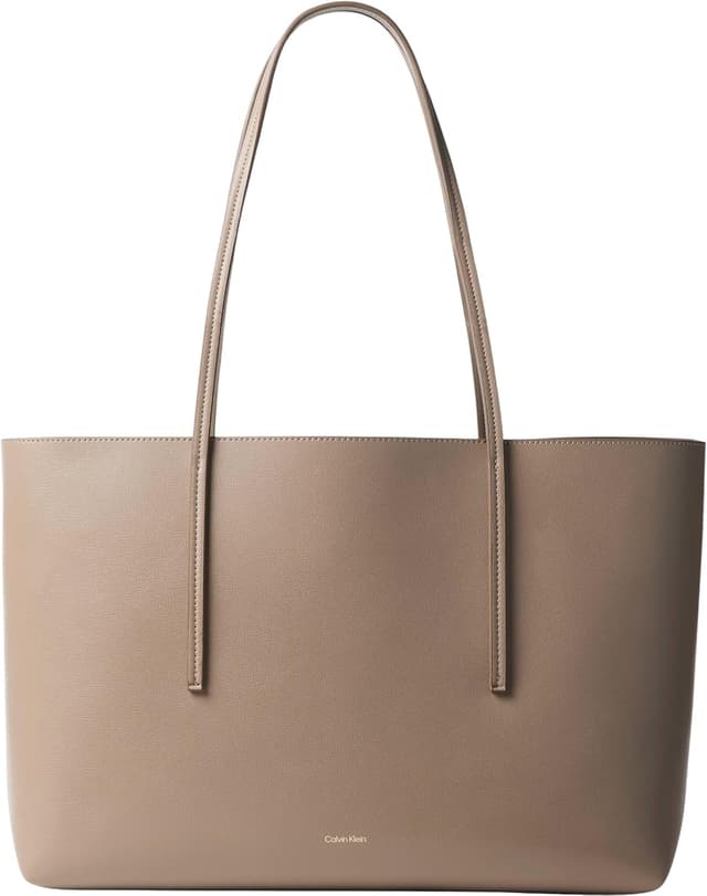 کیف توت زنانه Calvin Klein مدل FOIL LOGO TOTE همراه با کیف کوچک کیف توت زنانه Calvin Klein مدل FOIL LOGO TOTE همراه با کیف کوچک