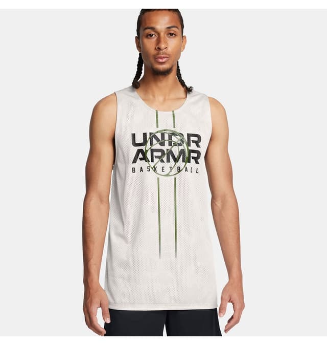 رکابی مردانه Under Armour جرسی دوطرفه مدل UA Zone 1387088-114 رکابی مردانه Under Armour جرسی دوطرفه مدل UA Zone 1387088-114