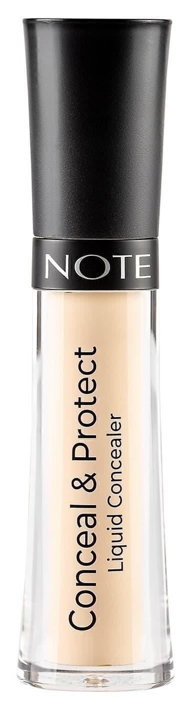 کانسیلر مایع Note Cosmetics Conceal & Protect زیر چشم مدل 05 عاجی ملایم کانسیلر مایع Note Cosmetics Conceal & Protect زیر چشم مدل 05 عاجی ملایم