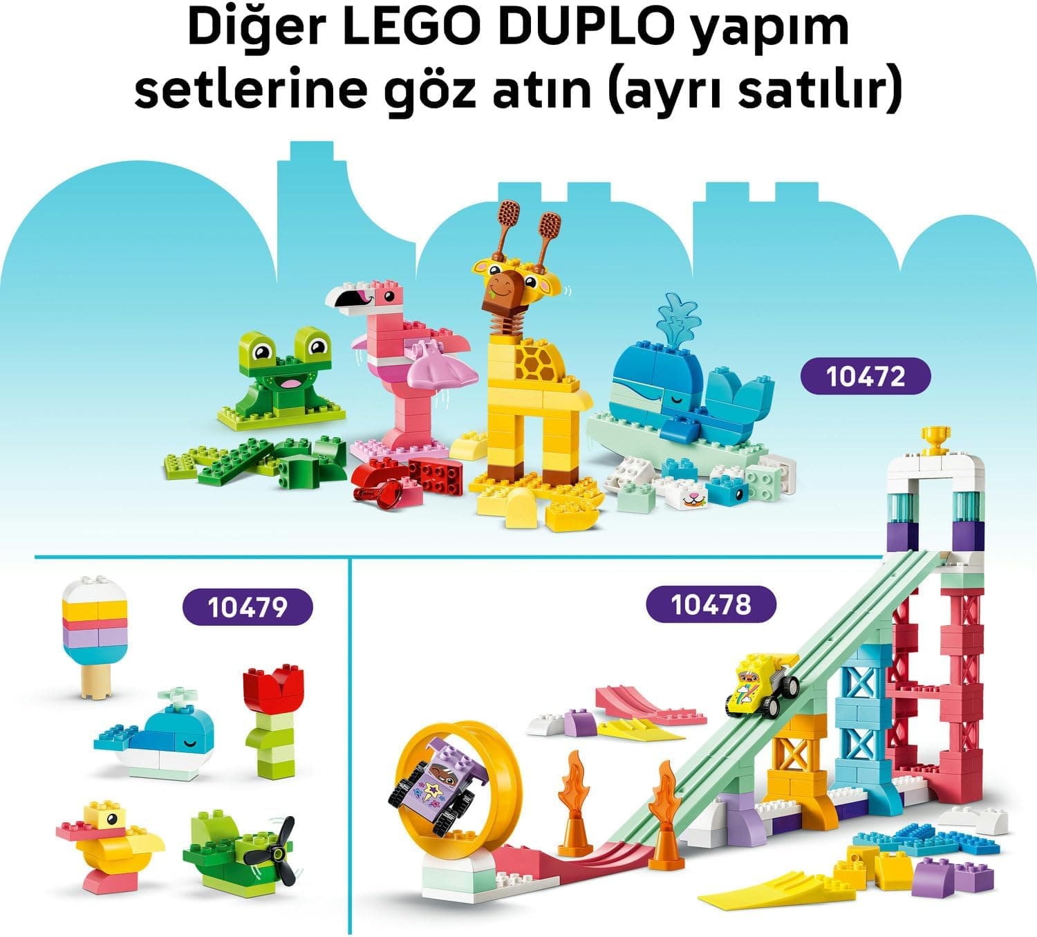 لگو ست مدل DUPLO سری Vahşi Hayvanlarla Keşif Ormanı 10480 لگو ست مدل DUPLO سری Vahşi Hayvanlarla Keşif Ormanı 10480