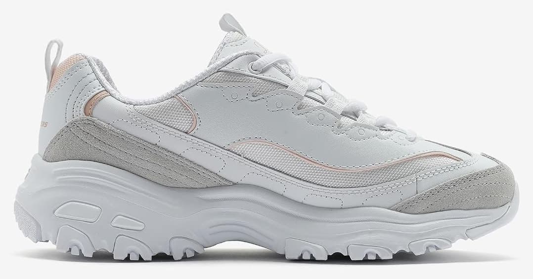 کفش زنانه Skechers سفید D'LITES - NEW HEAT کفش زنانه Skechers سفید D'LITES - NEW HEAT