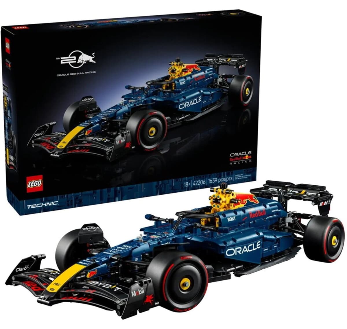 لگو Technic Oracle Red Bull Racing RB20 F1 مدل 42206 با 1639 قطعه لگو Technic Oracle Red Bull Racing RB20 F1 مدل 42206 با 1639 قطعه