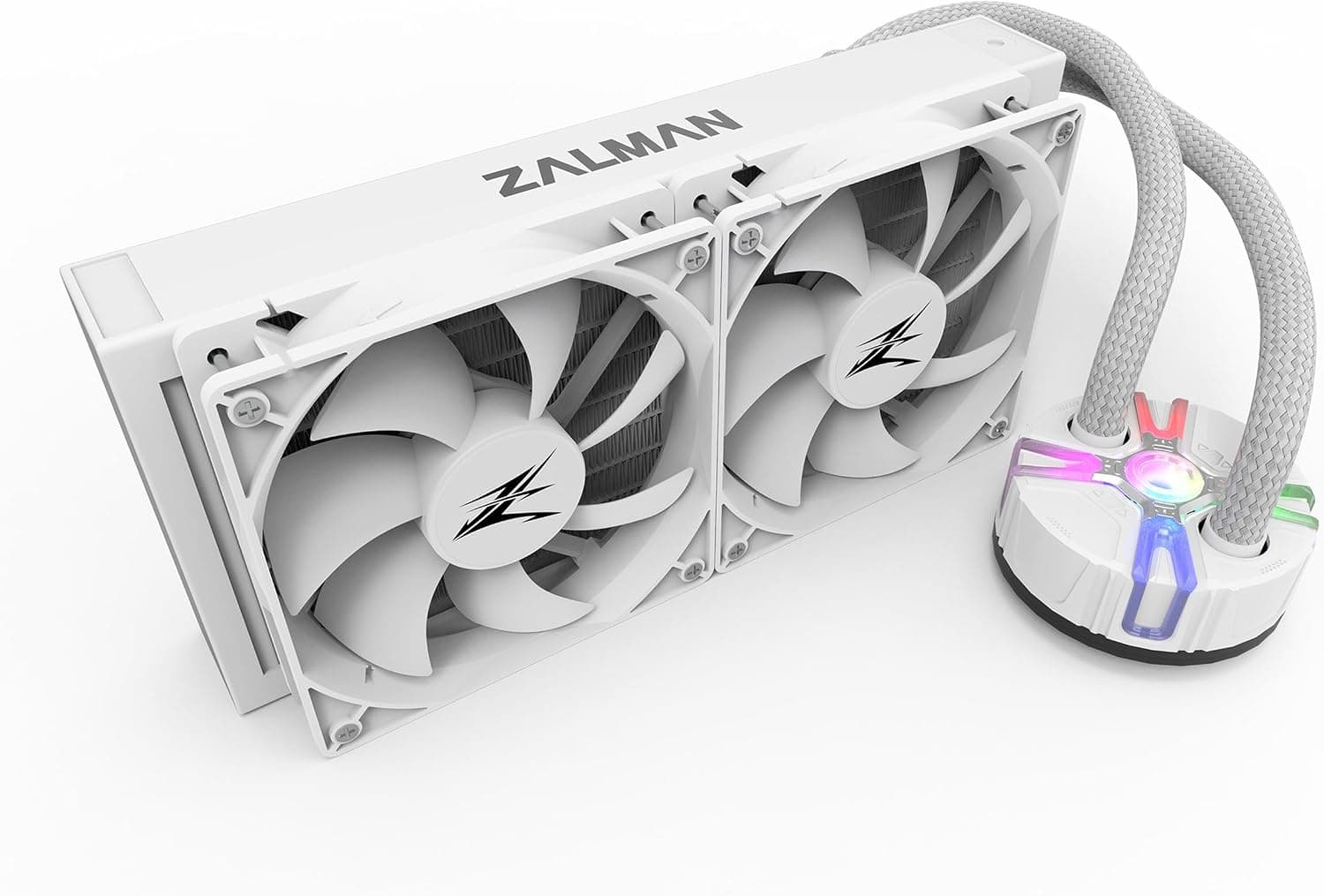 خنککننده مایع پردازنده Zalman سفید سازگار با Intel LGA 1700 مدل Reserator5 Z24 خنککننده مایع پردازنده Zalman سفید سازگار با Intel LGA 1700 مدل Reserator5 Z24