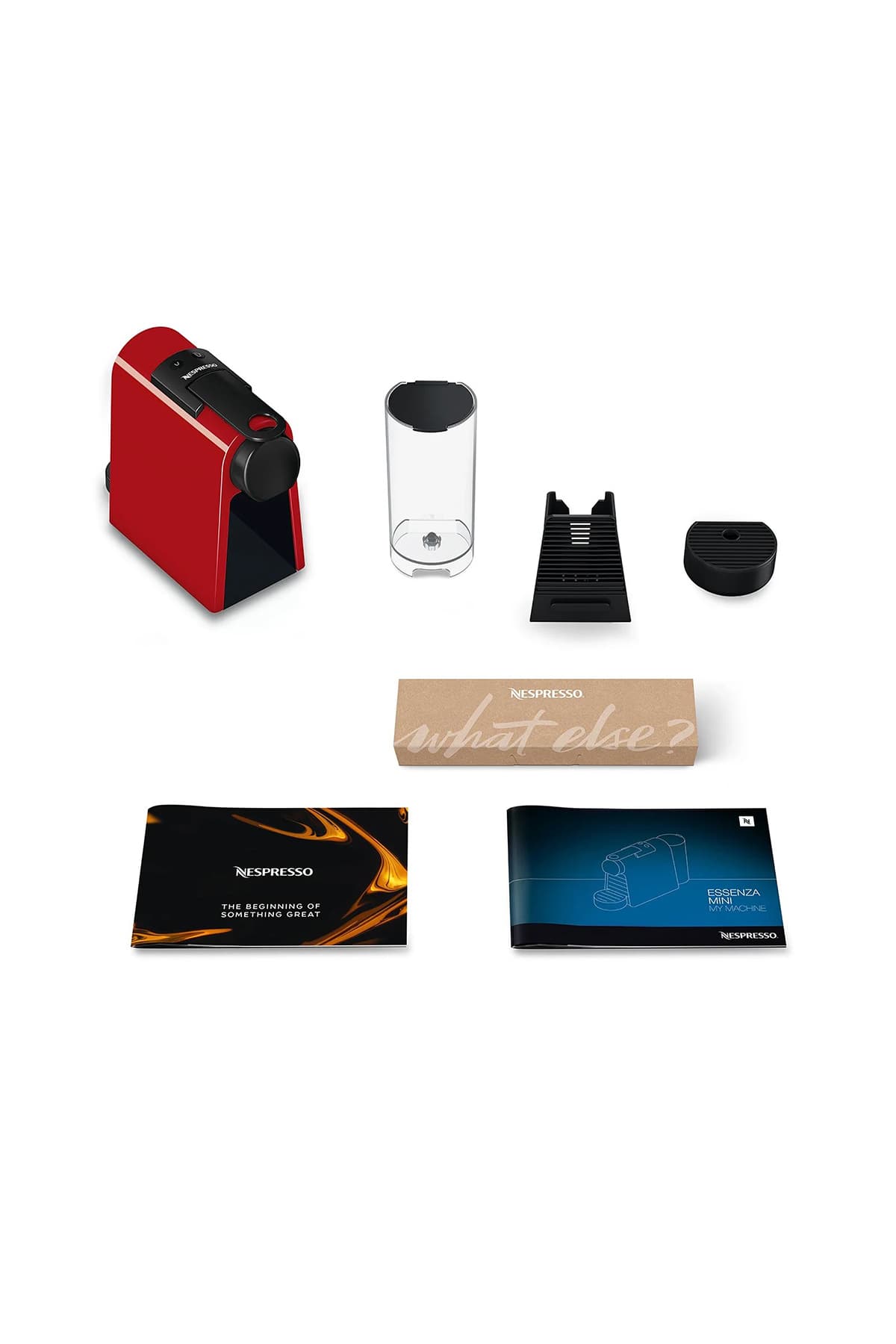 دستگاه اسپرسوساز Nespresso Essenza Mini قرمز مدل D30 دستگاه اسپرسوساز Nespresso Essenza Mini قرمز مدل D30