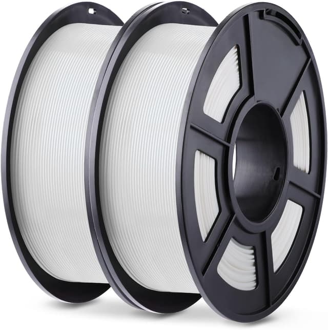 فیلامنت پرینتر سه بعدی ANYCUBIC سفید PLA+ 1.75 mm 2 kg فیلامنت پرینتر سه بعدی ANYCUBIC سفید PLA+ 1.75 mm 2 kg