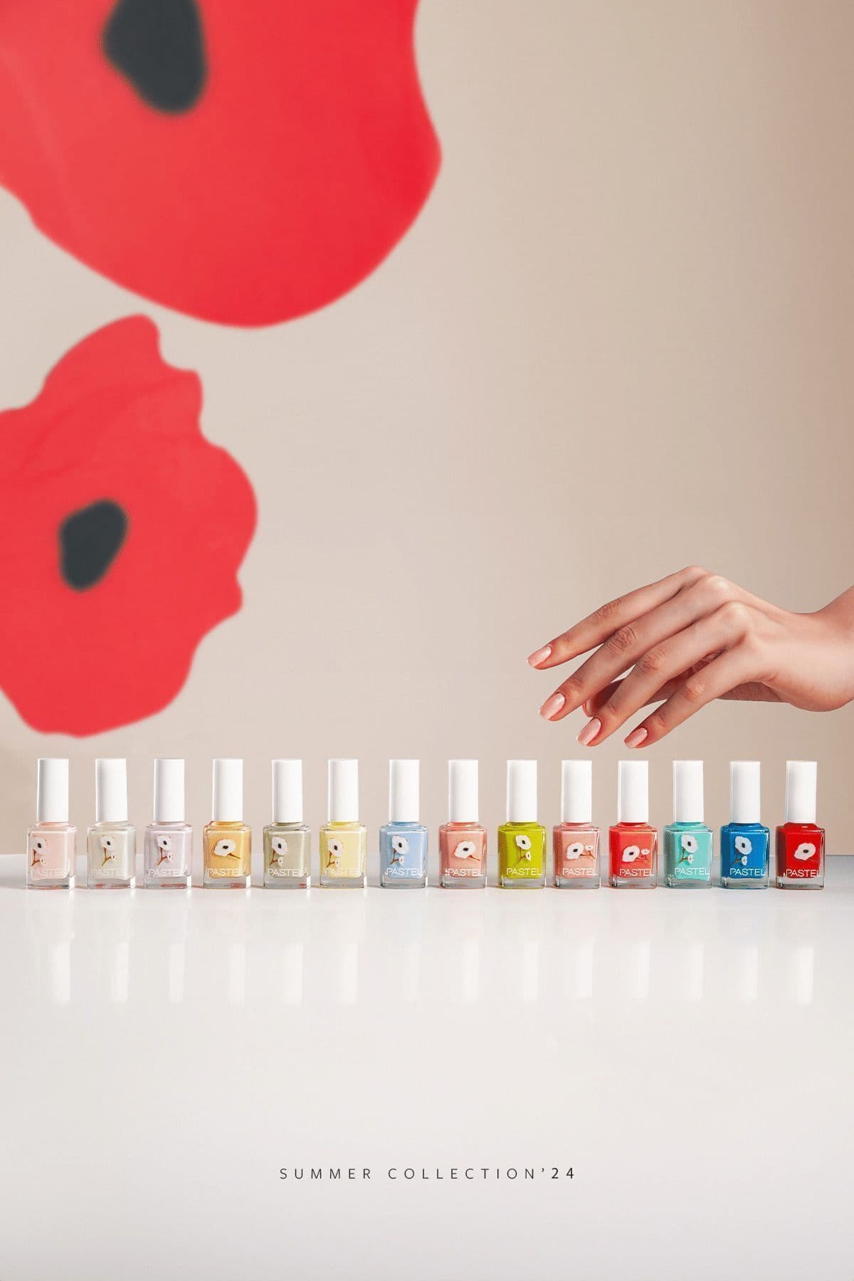 ست لاک ناخن Pastel مجموعه Summer Collection 2024 14 تایی ست لاک ناخن Pastel مجموعه Summer Collection 2024 14 تایی