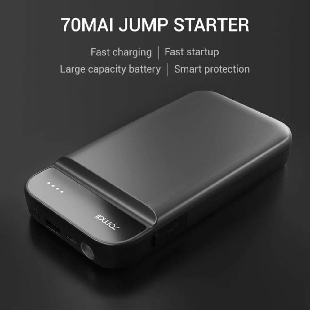 جامپاستارتر خودرو 70mai با جریان پیک 600A، 11100mAH، مناسب موتورهای بنزینی تا 4.0L و دیزلی تا 2.0L جامپاستارتر خودرو 70mai با جریان پیک 600A، 11100mAH، مناسب موتورهای بنزینی تا 4.0L و دیزلی تا 2.0L