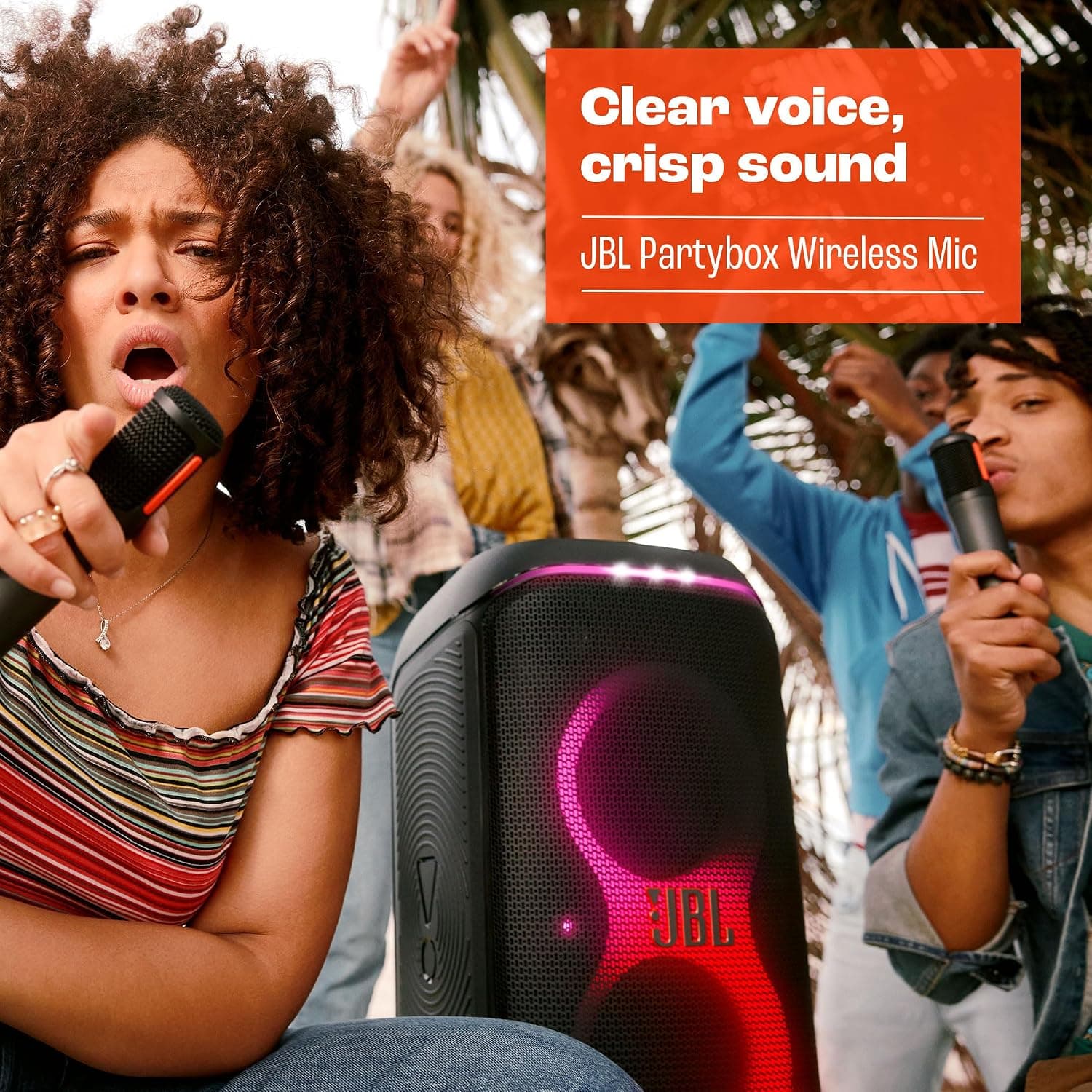 میکروفون بیسیم دیجیتال JBL PartyBox میکروفون بیسیم دیجیتال JBL PartyBox