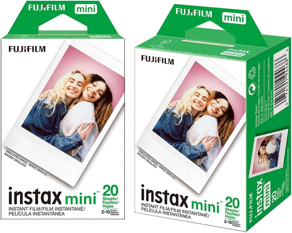 فیلم فوری Fujifilm Instax Mini بسته 2×20 برگی فیلم فوری Fujifilm Instax Mini بسته 2×20 برگی