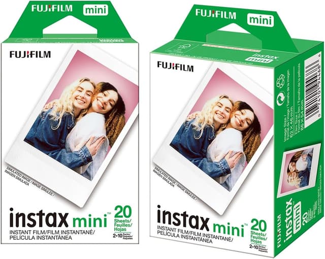 فیلم فوری Fujifilm Instax Mini بسته 2×20 برگی فیلم فوری Fujifilm Instax Mini بسته 2×20 برگی
