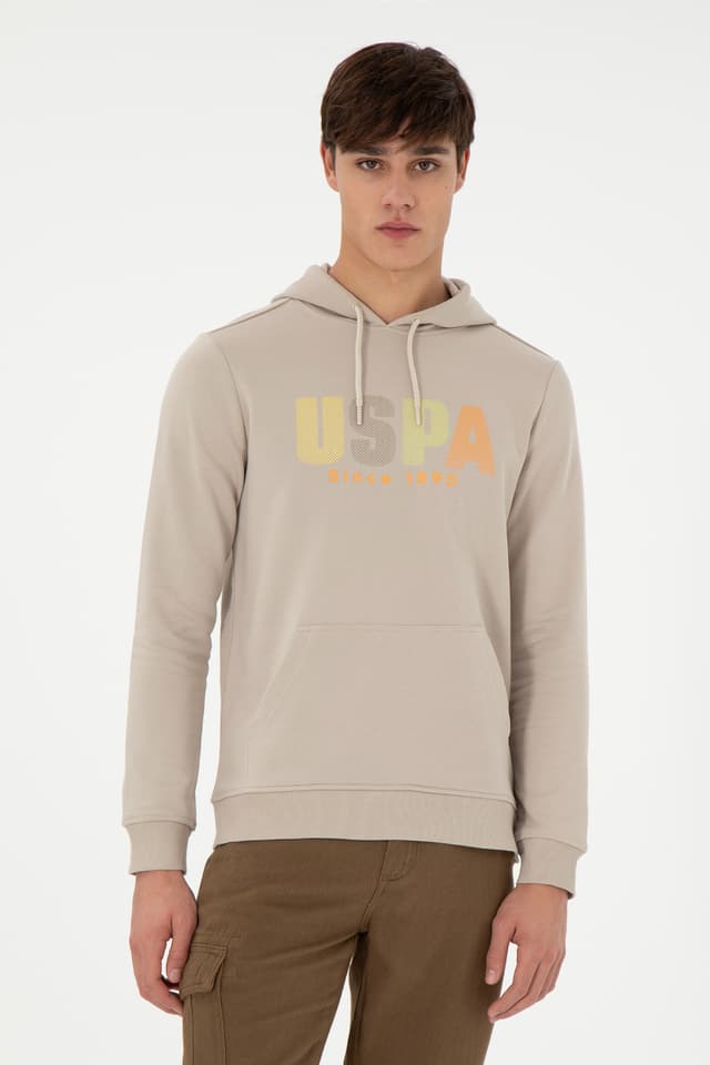 سوئیشرت مردانه U.S. Polo Assn. رنگ سنگی مدل 50293354-VR049 سوئیشرت مردانه U.S. Polo Assn. رنگ سنگی مدل 50293354-VR049