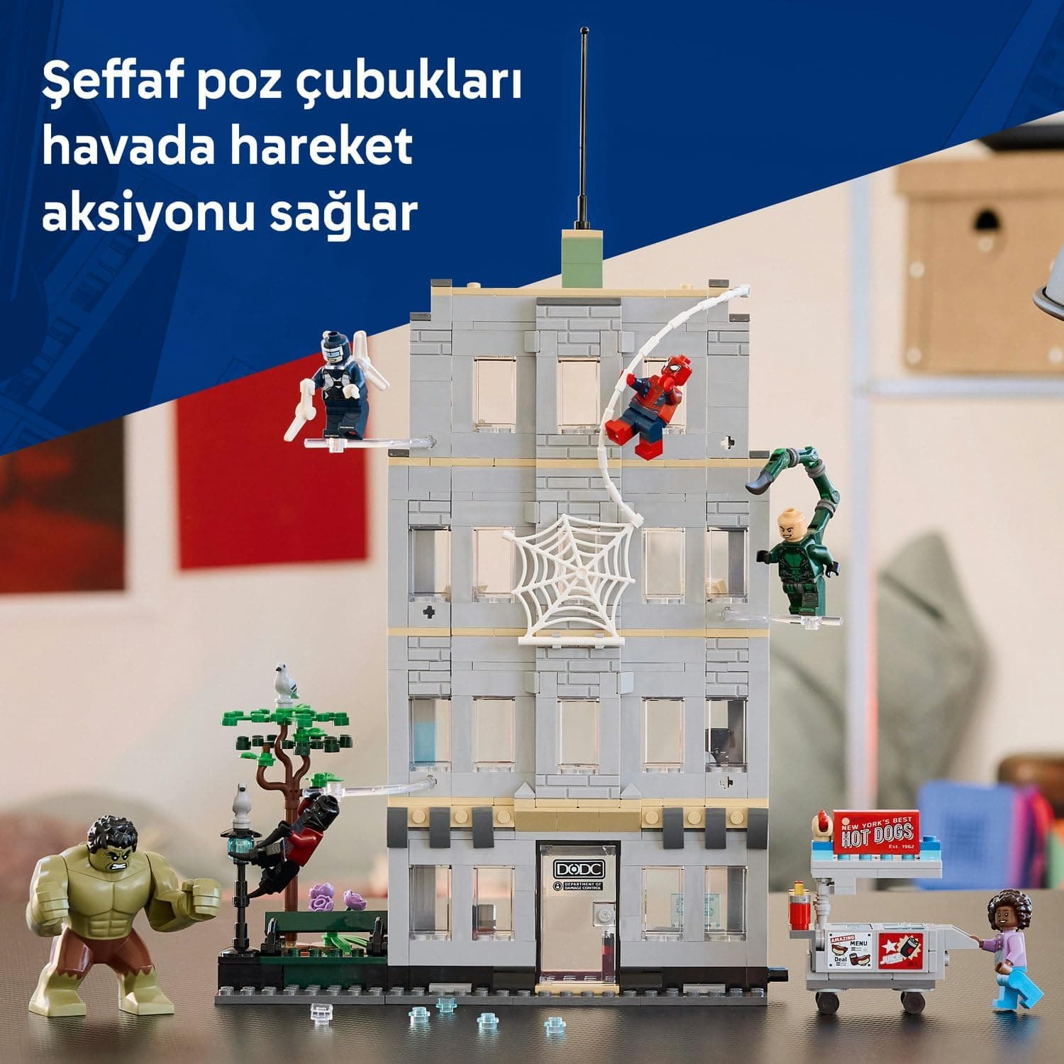 لگو Marvel نبرد حماسی Spider-Man و Hulk مدل 76350 لگو Marvel نبرد حماسی Spider-Man و Hulk مدل 76350