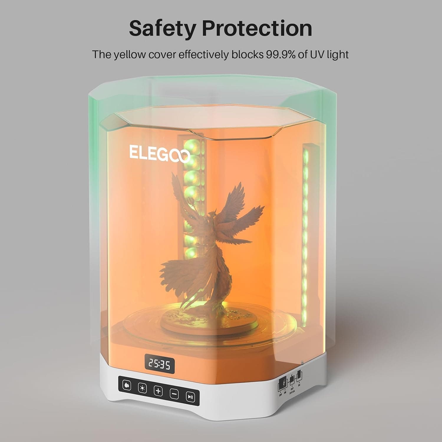 ایستگاه شستشو و پخت ELEGOO مدل Mercury Plus V3.0 با ظرفیت بزرگ 7.5 L ایستگاه شستشو و پخت ELEGOO مدل Mercury Plus V3.0 با ظرفیت بزرگ 7.5 L
