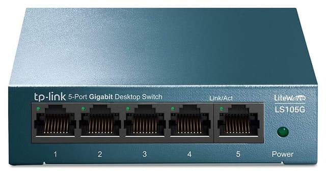 سوئیچ شبکه اترنت TP-Link مدل LS105G با 5 پورت گیگابیت سوئیچ شبکه اترنت TP-Link مدل LS105G با 5 پورت گیگابیت