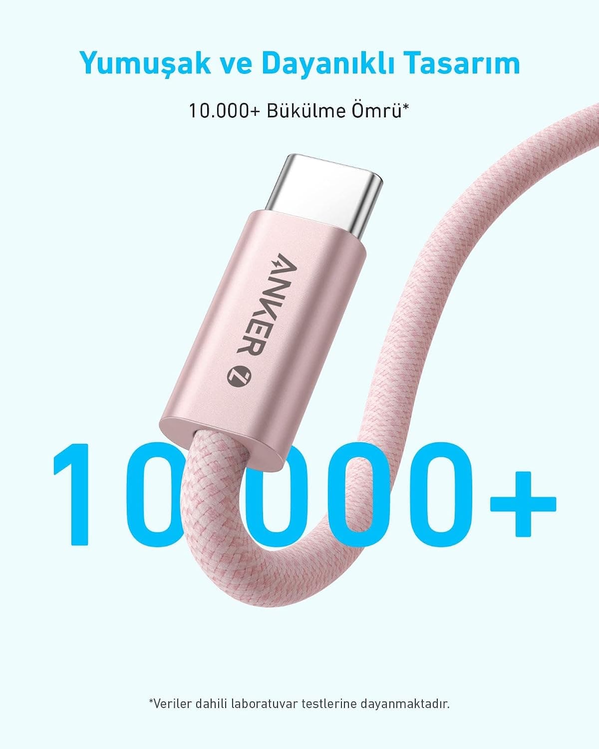 کابل مردانه Anker Zolo به USB-C USB-C بافته 1M 240W مشکی مدل A8060 کابل مردانه Anker Zolo به USB-C USB-C بافته 1M 240W مشکی مدل A8060