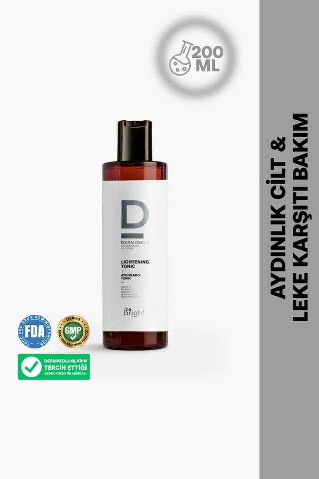 تونیک روشنکننده Dermoskin Be Bright جمعکننده منافذ و ضدلک با اسید هیالورونیک 200 ml تونیک روشنکننده Dermoskin Be Bright جمعکننده منافذ و ضدلک با اسید هیالورونیک 200 ml