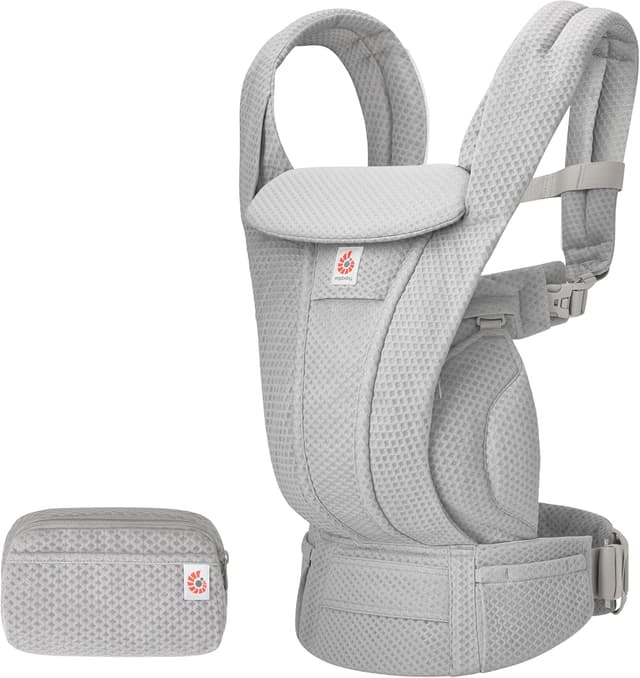 کریر نوزاد Ergobaby Omni Deluxe با مش تنفسپذیر خاکستری مرواریدی کریر نوزاد Ergobaby Omni Deluxe با مش تنفسپذیر خاکستری مرواریدی