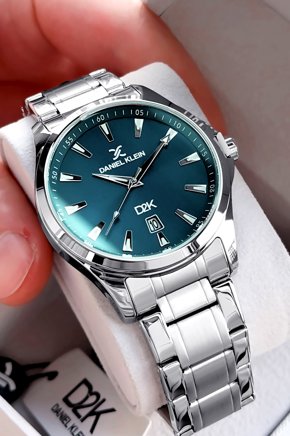 ساعت مچی مردانه Daniel Klein ضد آب 3 ATM با بند فولادی نقرهای ساعت مچی مردانه Daniel Klein ضد آب 3 ATM با بند فولادی نقرهای