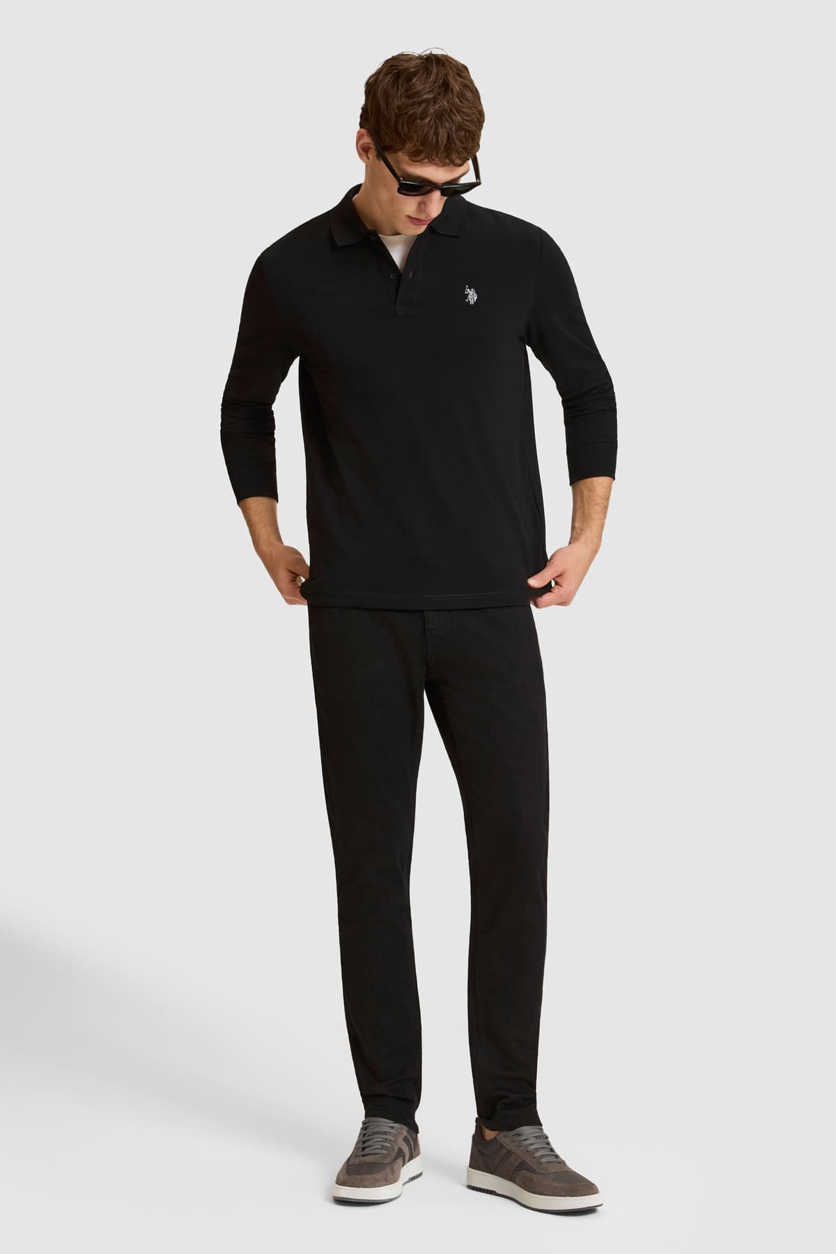سویشرت مردانه U.S. Polo Assn. مشکی بیسیک مدل 50333246-VR046 سویشرت مردانه U.S. Polo Assn. مشکی بیسیک مدل 50333246-VR046