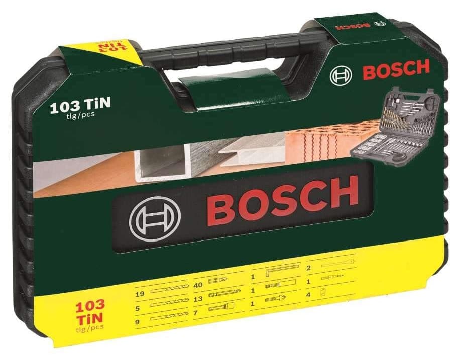 ست مته 103 قطعهای Bosch Professional Accessories مدل 2607017367 V-Line Titanium ست مته 103 قطعهای Bosch Professional Accessories مدل 2607017367 V-Line Titanium
