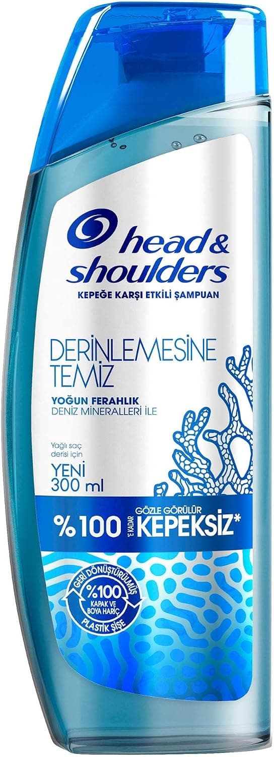 شامپو Head & Shoulders پاککننده عمیق طراوت شدید مواد معدنی دریا 300 ml شامپو Head & Shoulders پاککننده عمیق طراوت شدید مواد معدنی دریا 300 ml