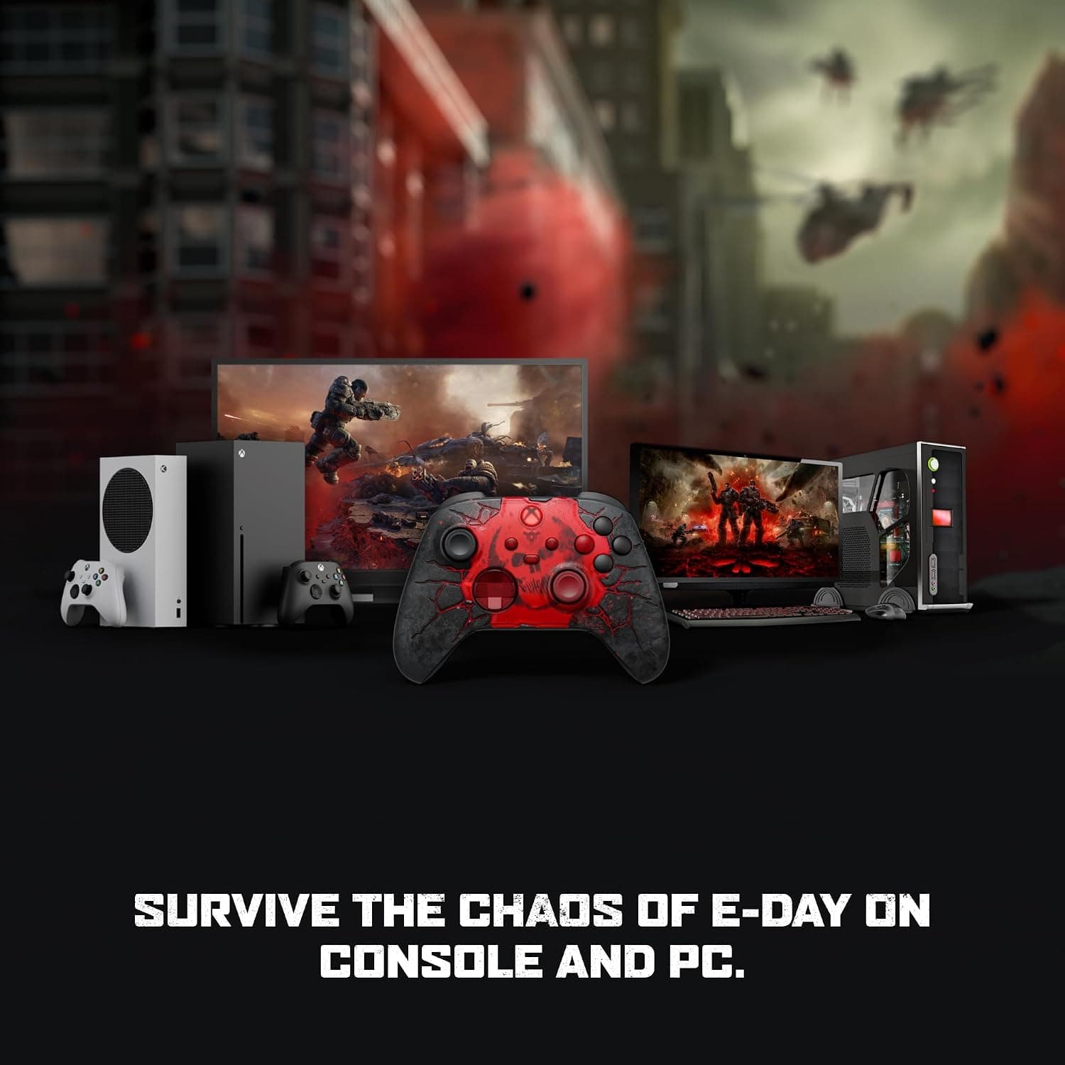 دسته بازی بیسیم Xbox نسخه محدود Gears of War: E-Day برای Series X|S و One دسته بازی بیسیم Xbox نسخه محدود Gears of War: E-Day برای Series X|S و One