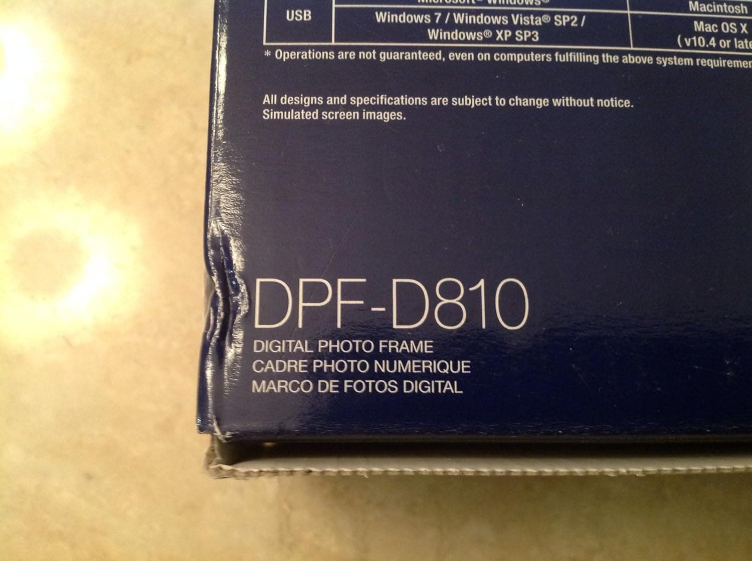 قاب عکس دیجیتال Sony مدل DPF-D810 قاب عکس دیجیتال Sony مدل DPF-D810
