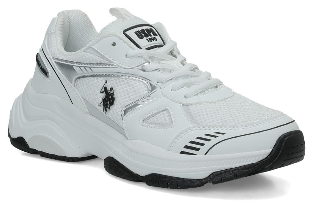 کفش اسپرت زنانه U.S. Polo Assn. سفید مدل MERIDA کفش اسپرت زنانه U.S. Polo Assn. سفید مدل MERIDA