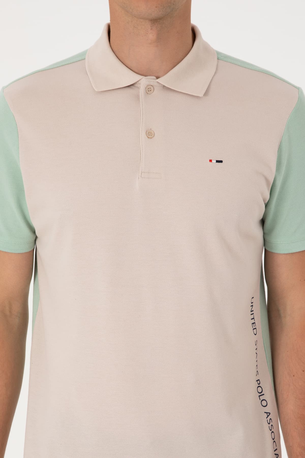 تیشرت مردانه U.S. Polo Assn. فیت معمولی یقه پولو سبز آبی مدل 50306790-VR048 تیشرت مردانه U.S. Polo Assn. فیت معمولی یقه پولو سبز آبی مدل 50306790-VR048