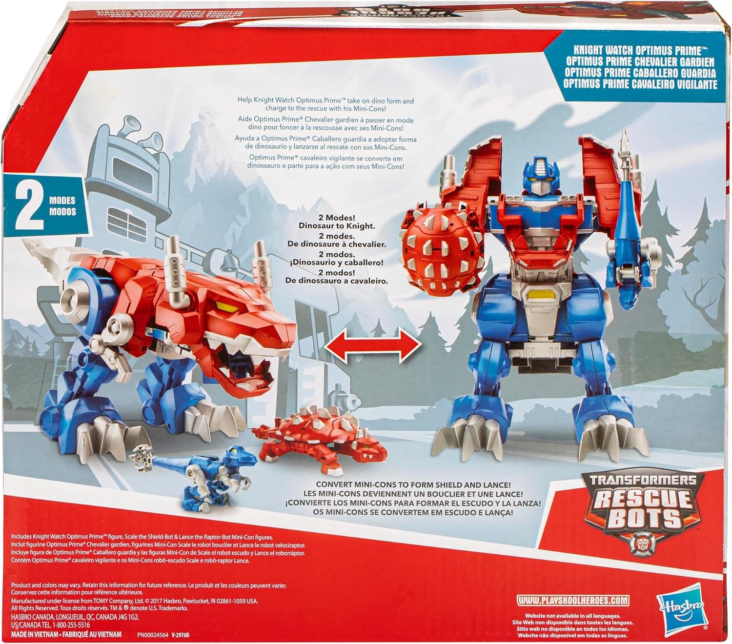 فیگور اکشن اسباببازی Transformers برای کودکان مدل Rescue Bots Knight Watch Optimus Prime فیگور اکشن اسباببازی Transformers برای کودکان مدل Rescue Bots Knight Watch Optimus Prime
