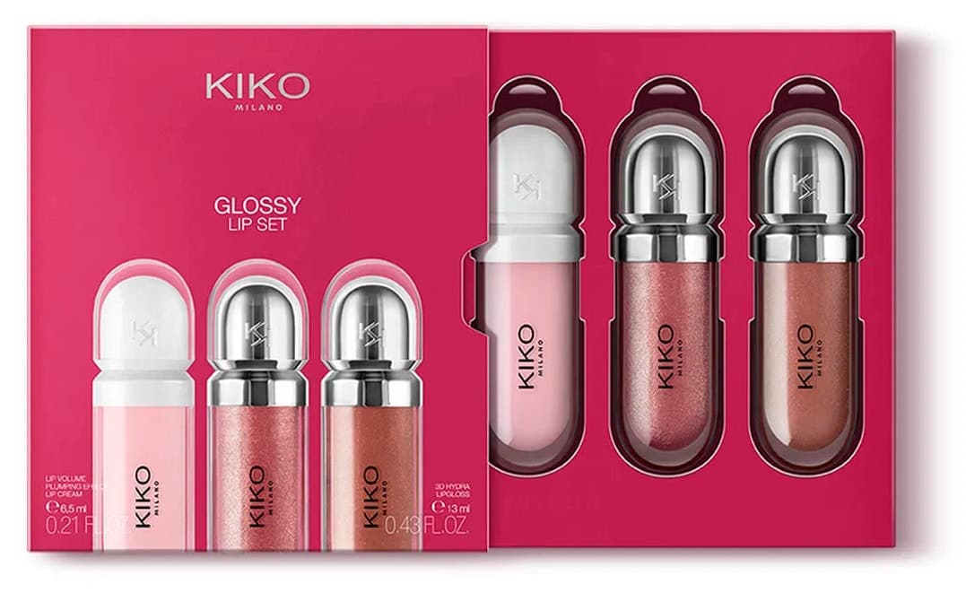 ست برق لب KIKO ست برق لب KIKO