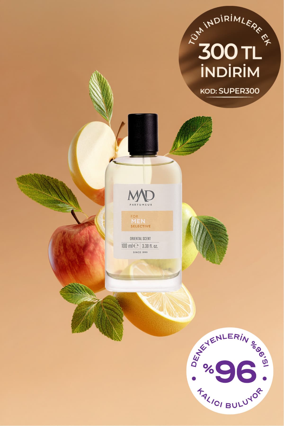عطر مردانه Mad Parfüm Selective مدل W129 100 ml عطر مردانه Mad Parfüm Selective مدل W129 100 ml