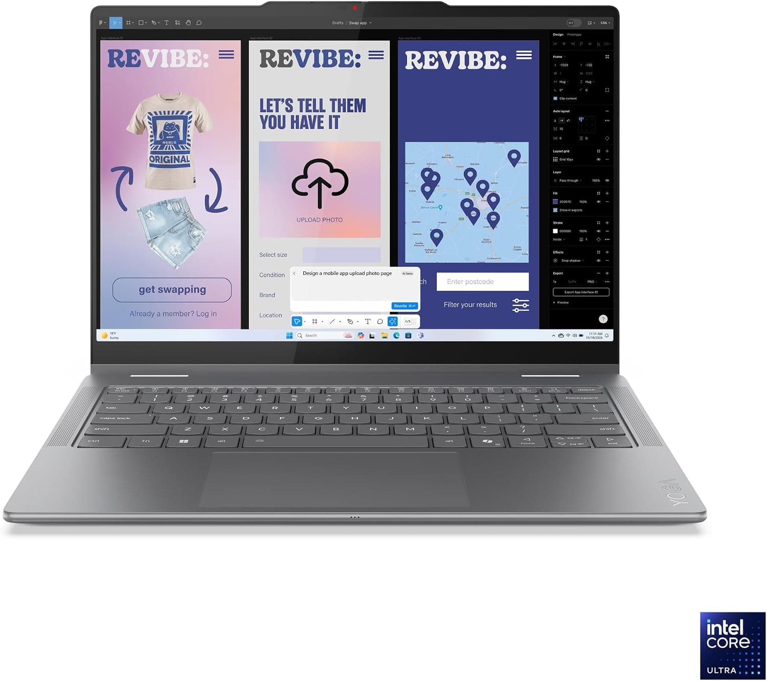 لپتاپ Lenovo Yoga 7 خاکستری 14 اینچی OLED رم 16GB حافظه 512GB مدل 83JQ00B0AX لپتاپ Lenovo Yoga 7 خاکستری 14 اینچی OLED رم 16GB حافظه 512GB مدل 83JQ00B0AX