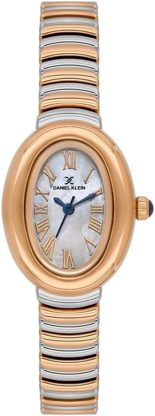 ساعت زنانه Daniel Klein بیضی بند فلزی رزگلد ضدآب 3 ATM مدل DK.3.10056-5 ساعت زنانه Daniel Klein بیضی بند فلزی رزگلد ضدآب 3 ATM مدل DK.3.10056-5