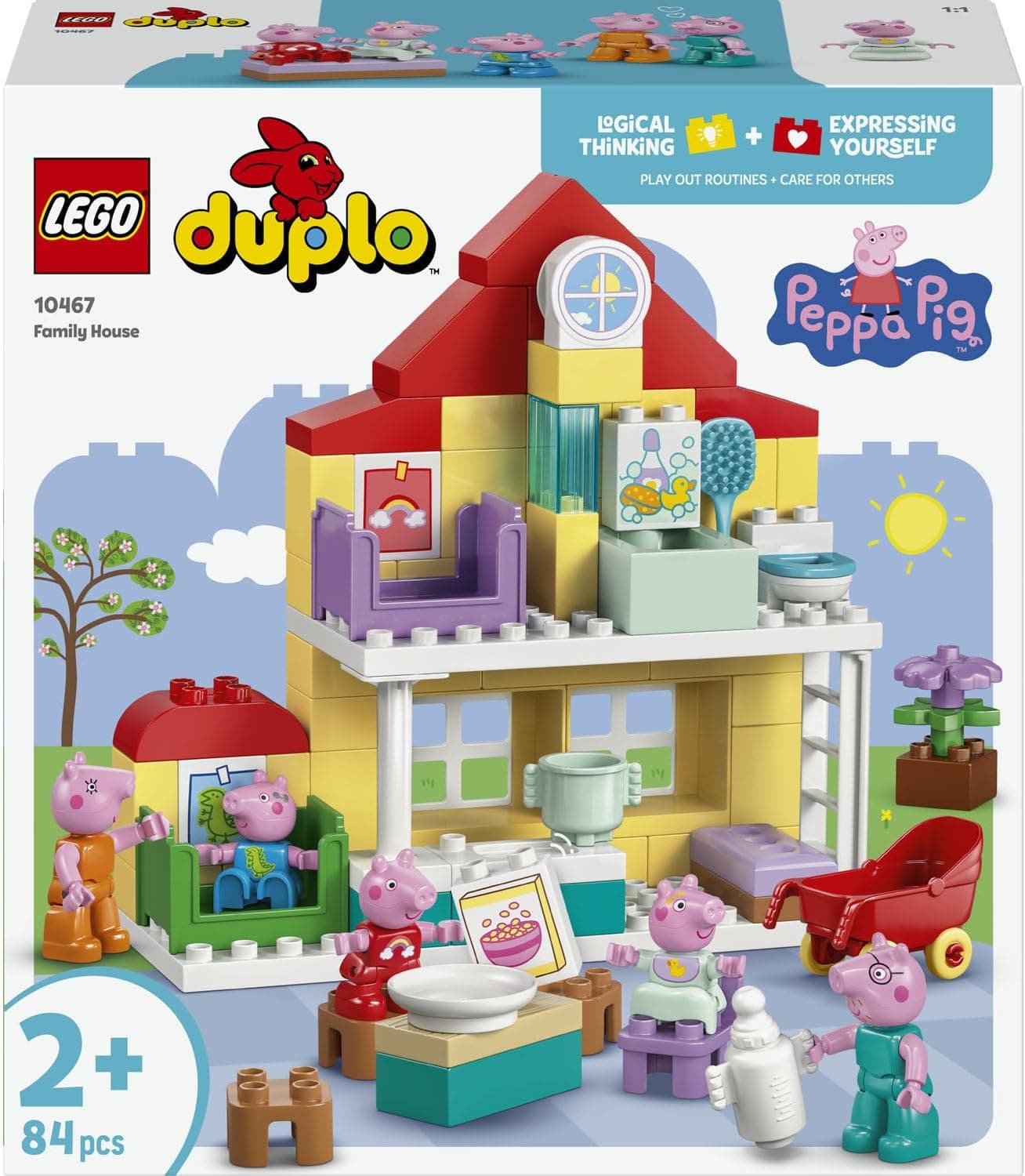 لگو DUPLO خانه خانواده Peppa Pig مدل 10467 لگو DUPLO خانه خانواده Peppa Pig مدل 10467