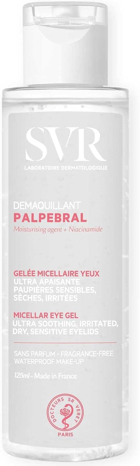 ژل پاککننده دور چشم SVR مدل Palpebral Demaquillant Micellar Eye Gel حجم 125ml ژل پاککننده دور چشم SVR مدل Palpebral Demaquillant Micellar Eye Gel حجم 125ml