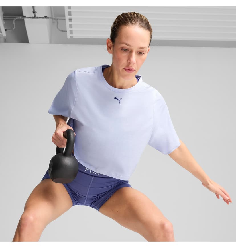 تیشرت زنانه Puma تمرینی مشبک آبی Cloudspun تیشرت زنانه Puma تمرینی مشبک آبی Cloudspun